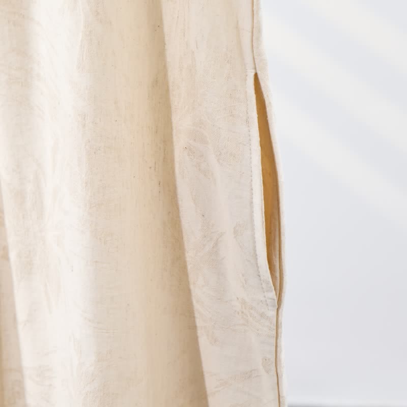 Ownkoti Minimalist Style Pure Cotton Sleeveless Nightgown - image 8