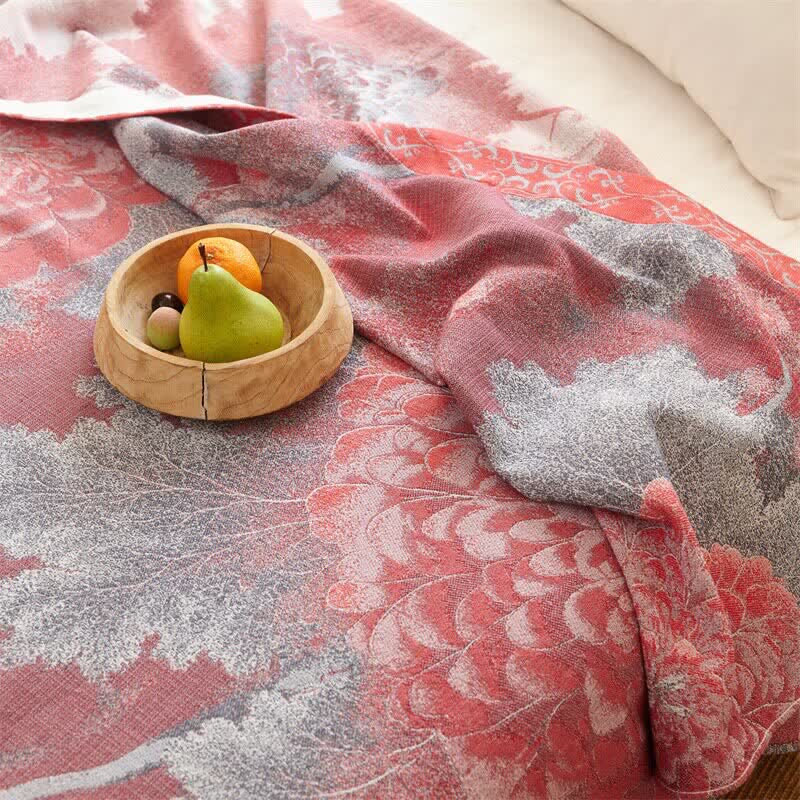 Ownkoti Rustic Floral Reversible Cotton Gauze Blanket - image 5