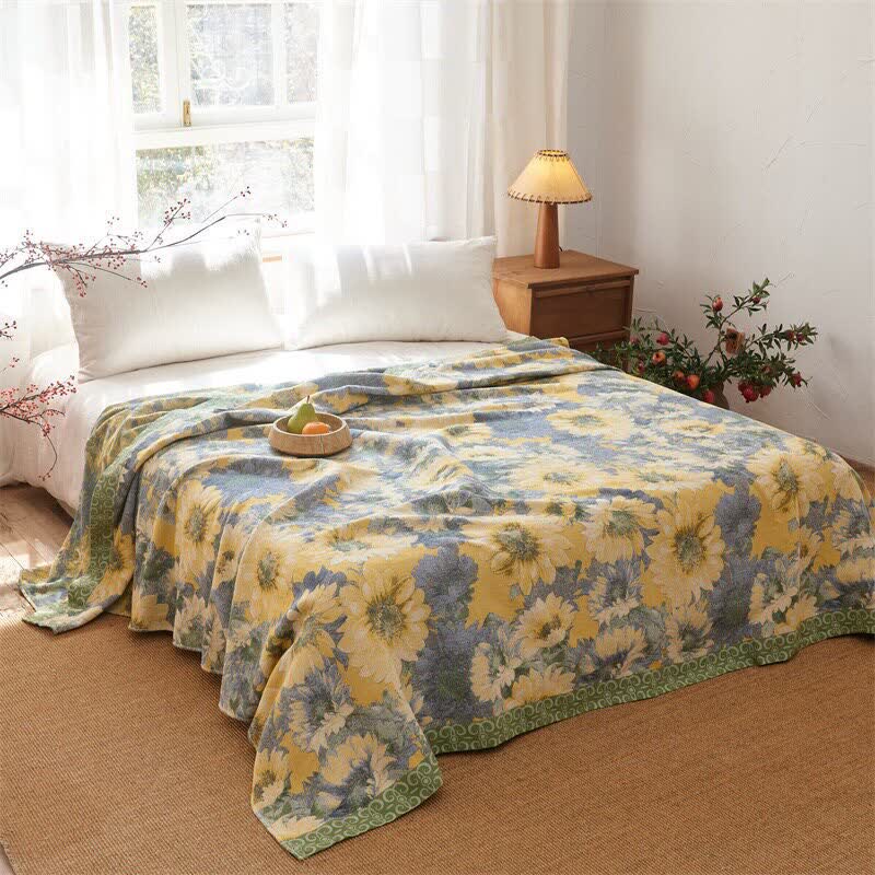 Ownkoti Refresh Sunflower Cotton Gauze Blanket - image 2