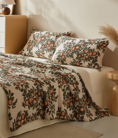 Ownkoti Harvest Fruit Cotton Double Gauze Quilt - image 2