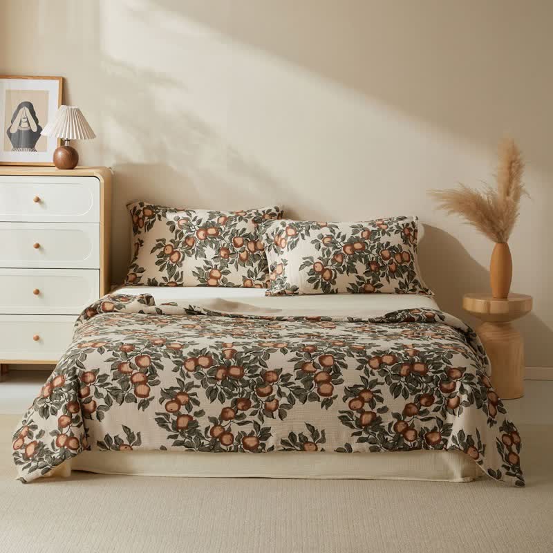 Ownkoti Harvest Fruit Cotton Double Gauze Quilt - image 1