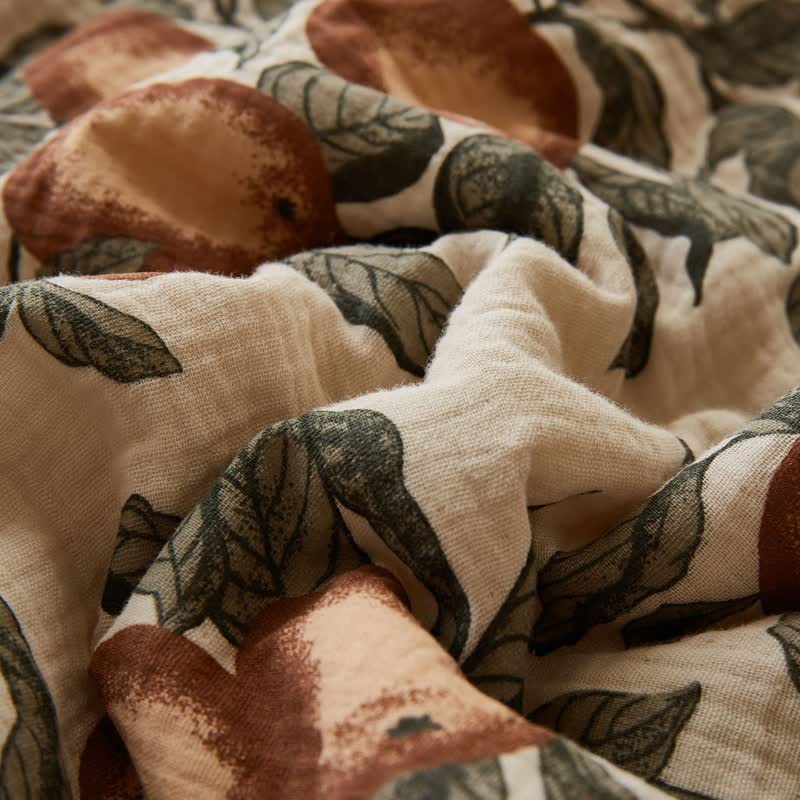 Ownkoti Harvest Fruit Cotton Double Gauze Quilt - image 7