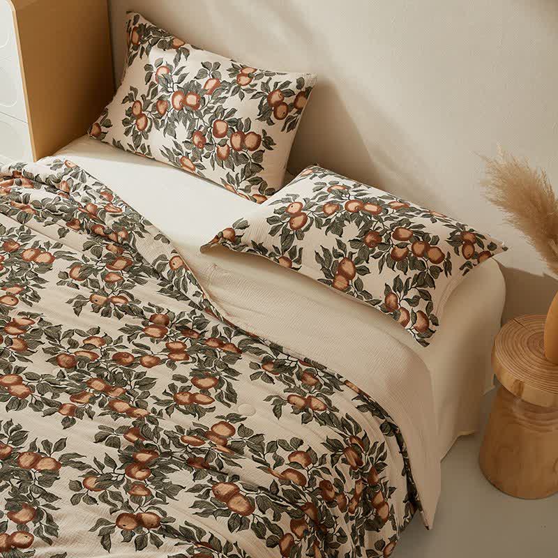 Ownkoti Harvest Fruit Cotton Double Gauze Quilt - image 4