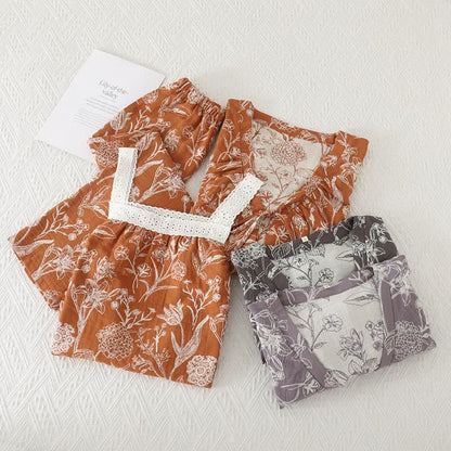 Ownkoti Floral Pure Cotton 3-Piece Pajama Set - image 2