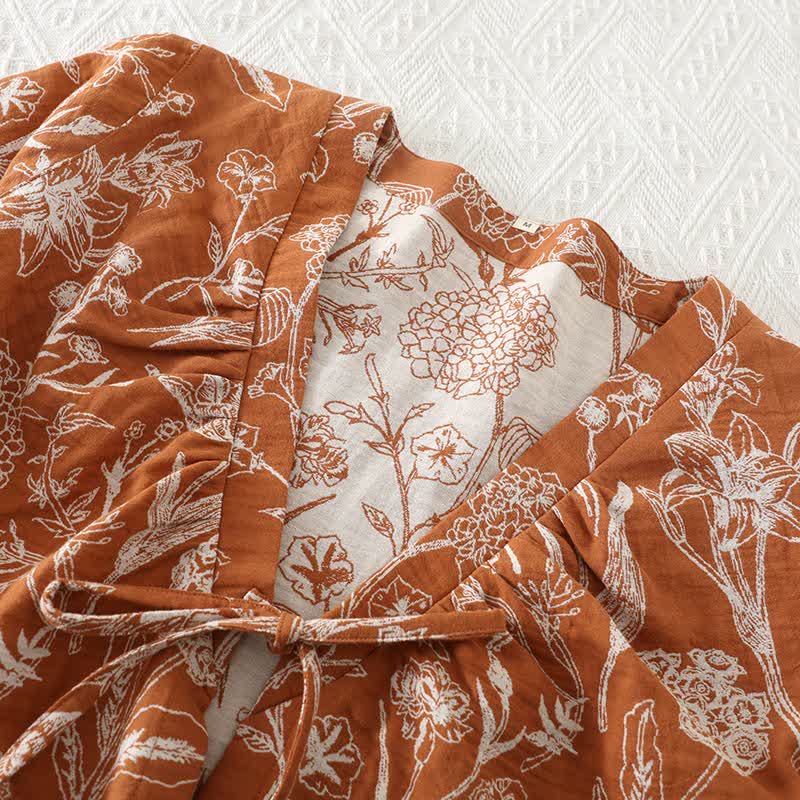 Ownkoti Floral Pure Cotton 3-Piece Pajama Set - image 4