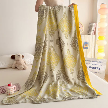 Ownkoti Vintage Pattern Bamboo Fiber Summer Blanket - image 4