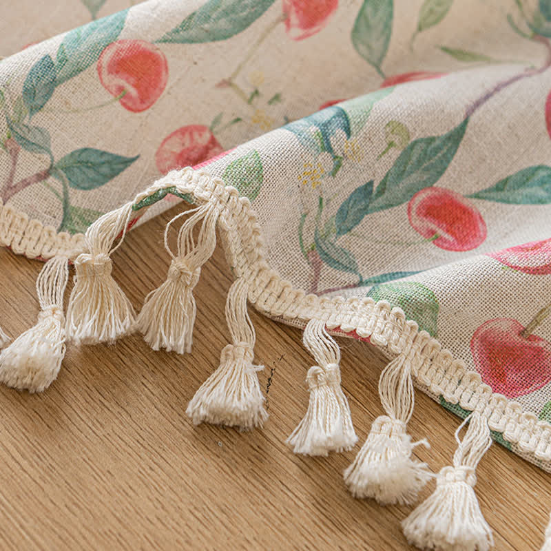 Ownkoti Country Cottage Cherry Small Window Drape - image 9