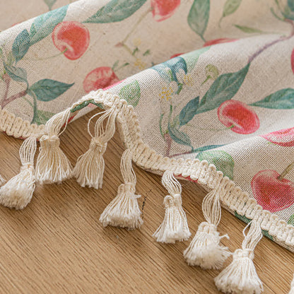 Ownkoti Country Cottage Cherry Small Window Drape - image 9