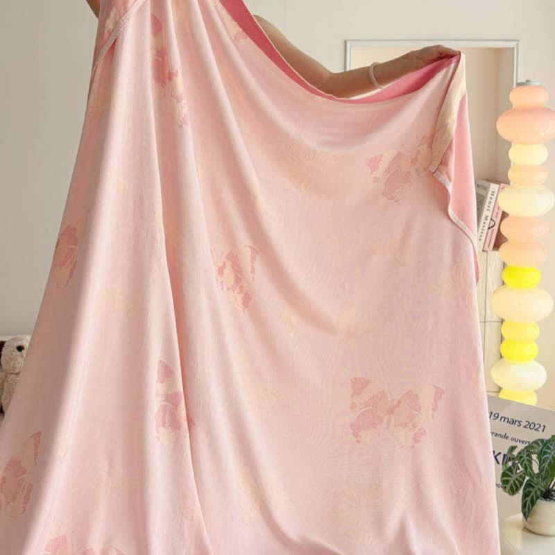 Ownkoti Artistic Butterfly Bamboo Fiber Summer Blanket - image 8