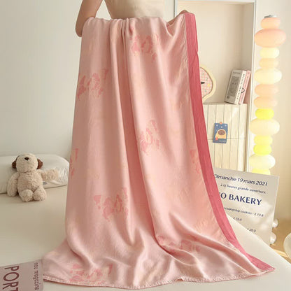 Ownkoti Artistic Butterfly Bamboo Fiber Summer Blanket - image 6