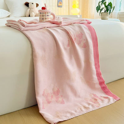 Ownkoti Artistic Butterfly Bamboo Fiber Summer Blanket - 79"W x 90"L - image 0
