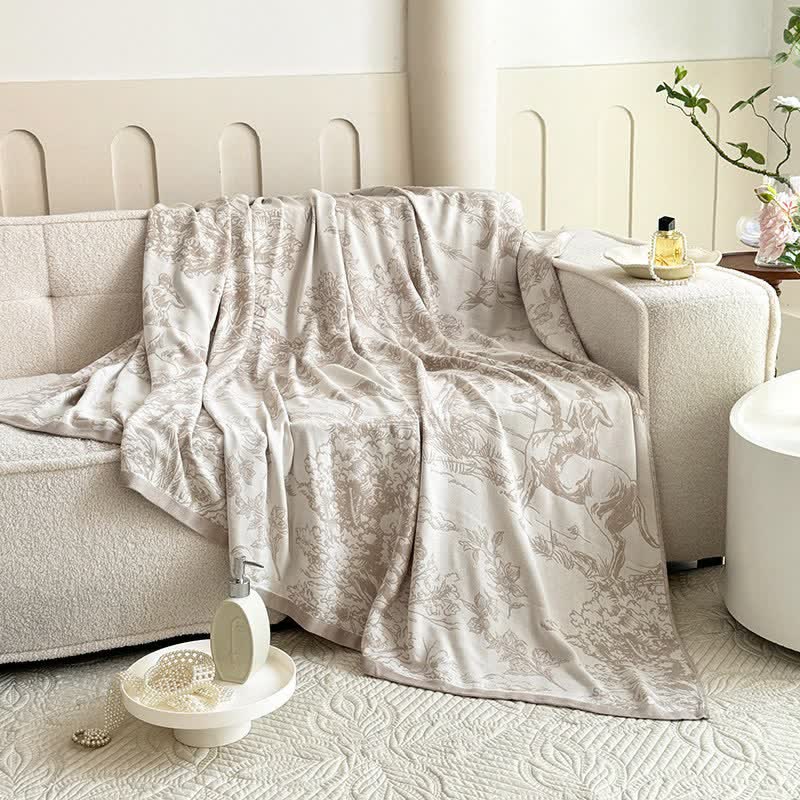 Ownkoti Tree Landscape Bamboo Fiber Blanket - image 10