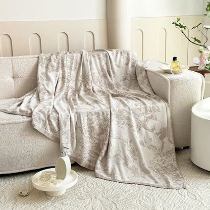 Ownkoti Tree Landscape Bamboo Fiber Blanket - image 10