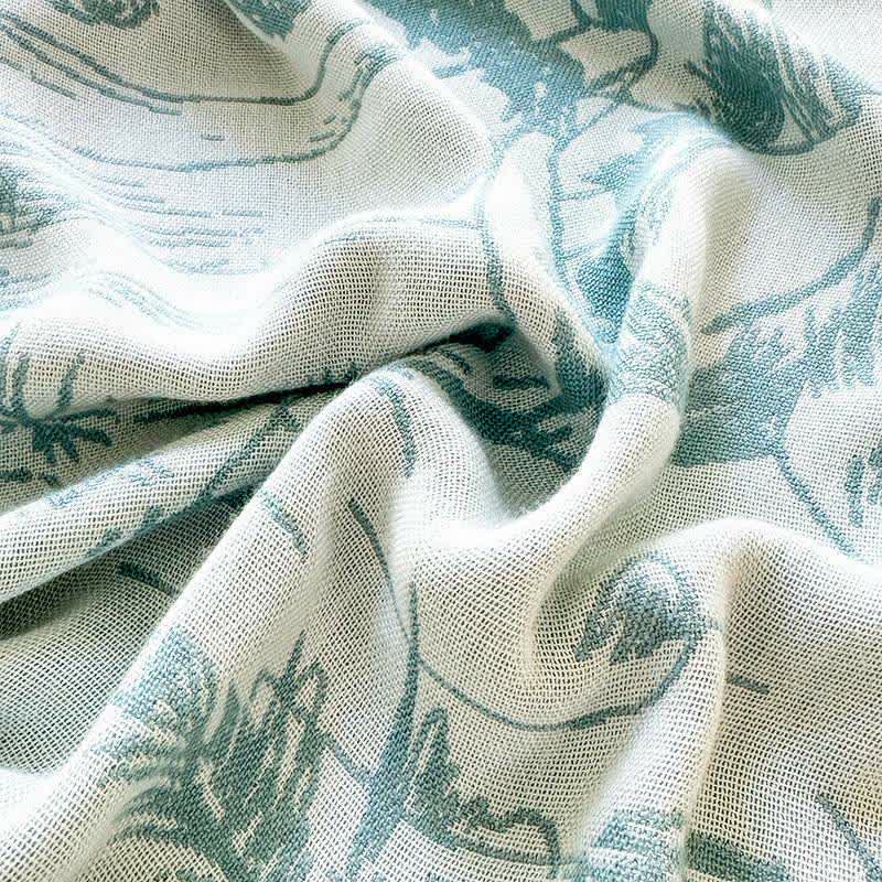 Ownkoti Tree Landscape Bamboo Fiber Blanket - image 3