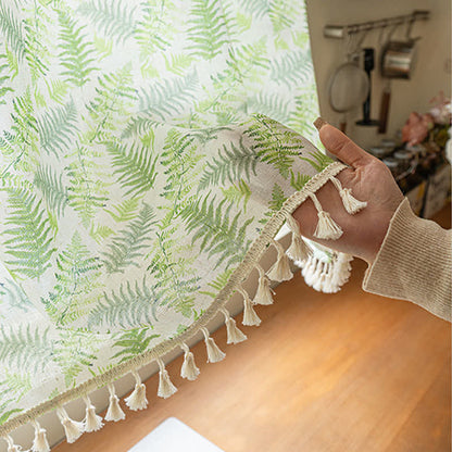 Ownkoti Scandinavian Style Fern Kitchen Curtain - image 5