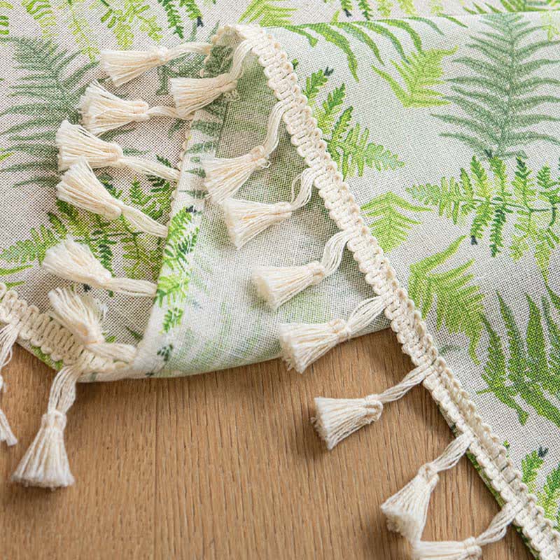 Ownkoti Scandinavian Style Fern Kitchen Curtain - image 6