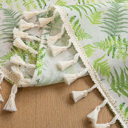 Ownkoti Scandinavian Style Fern Kitchen Curtain - image 6