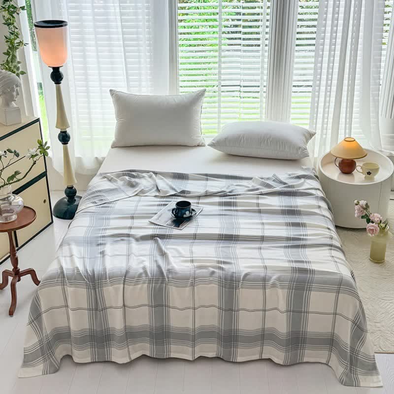 Ownkoti Classic Plaid Bamboo Fiber Blanket - image 7