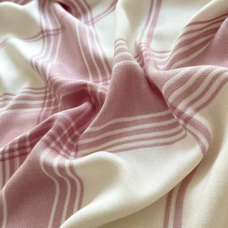 Ownkoti Classic Plaid Bamboo Fiber Blanket - image 4