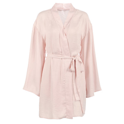 Ownkoti Solid Blush Kimono Robe Set - image 4