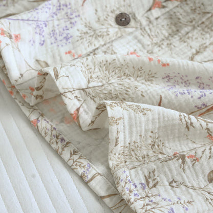 Ownkoti Muted Floral Cotton Gauze Pajama Set - image 10