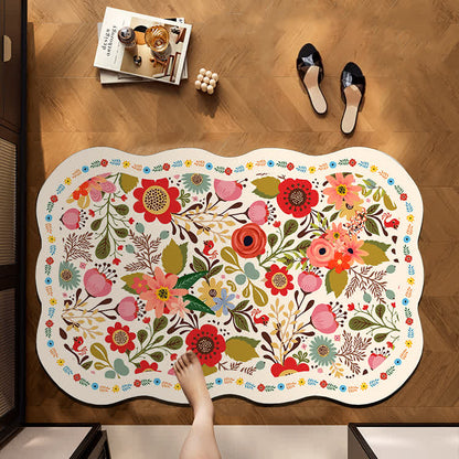 Ownkoti Refresh Botanical Diatom Mud Anti-Slip Mat - Wave - 23"W x 35"L - image 0