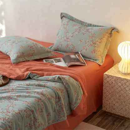 Ownkoti Cotton Gauze Jacquard Floral & Bow Bedding - image 6