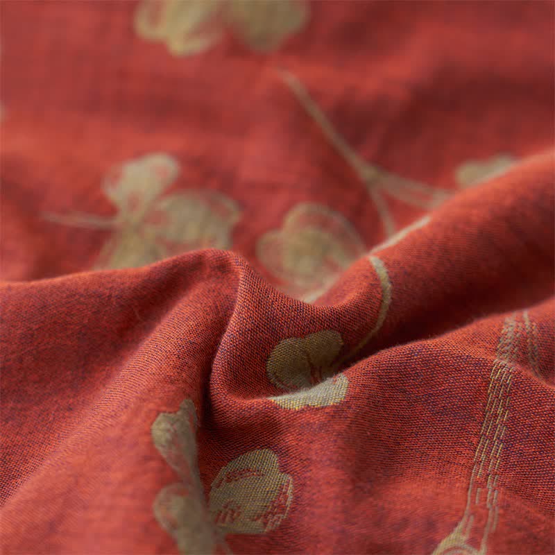 Ownkoti Cotton Gauze Jacquard Rustic Clover Bedding - image 16