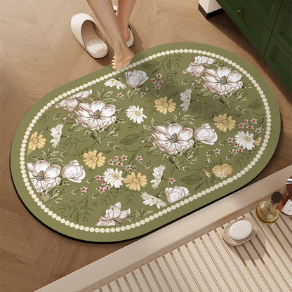 Ownkoti Retro Botanical Diatom Mud Anti-Slip Mat - image 3