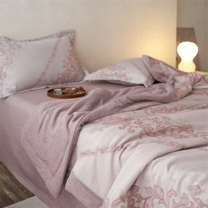 Ownkoti Cotton Gauze Jacquard Ornate Traditional Bedding - image 6