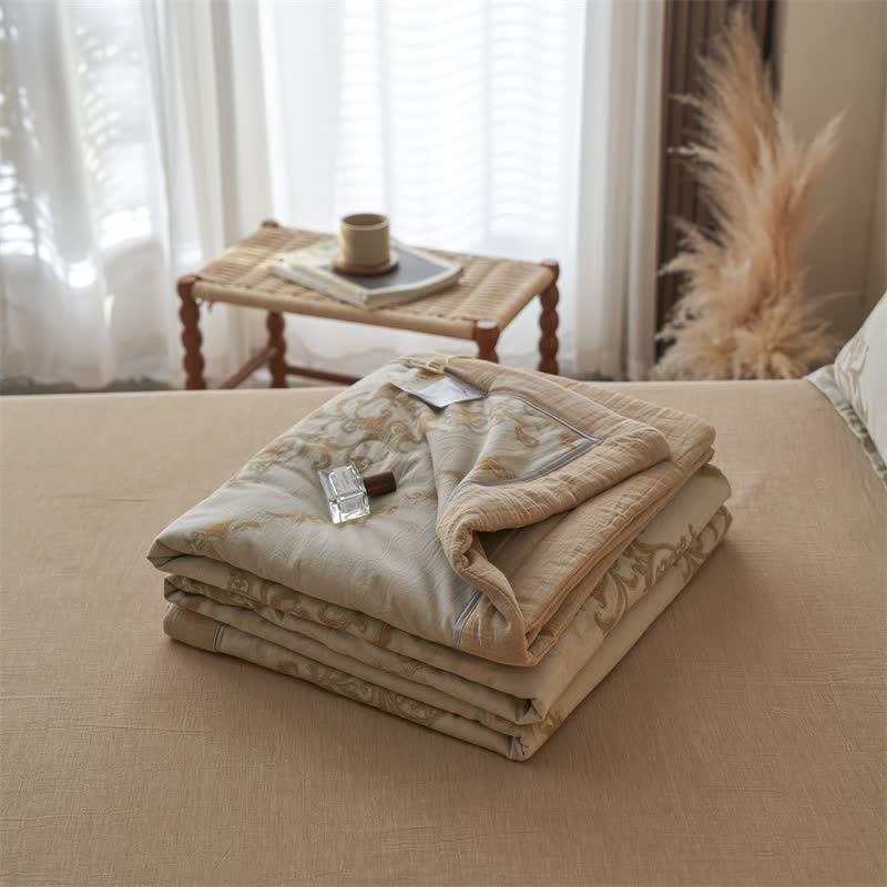 Ownkoti Cotton Gauze Jacquard Ornate Traditional Bedding - image 26