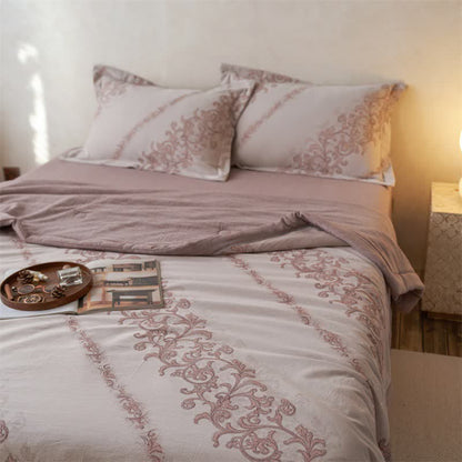 Ownkoti Cotton Gauze Jacquard Ornate Traditional Bedding - image 3