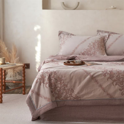 Ownkoti Cotton Gauze Jacquard Ornate Traditional Bedding - image 2