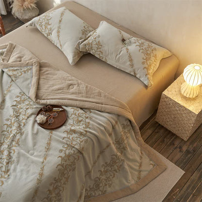 Ownkoti Cotton Gauze Jacquard Ornate Traditional Bedding - image 21