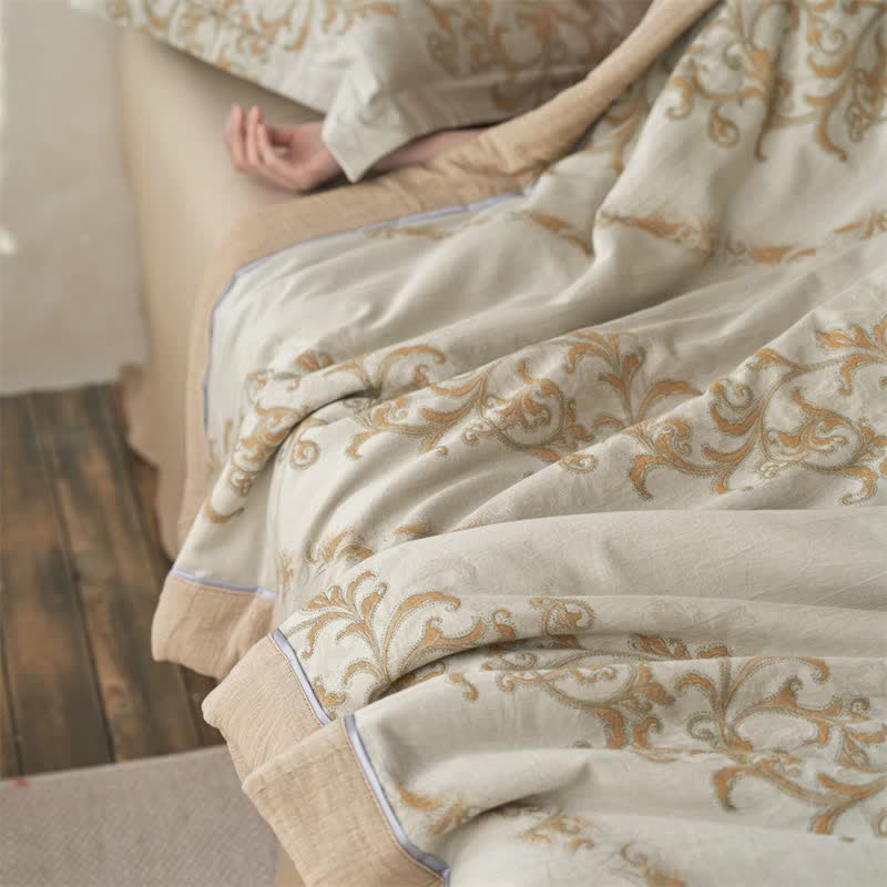 Ownkoti Cotton Gauze Jacquard Ornate Traditional Bedding - image 31