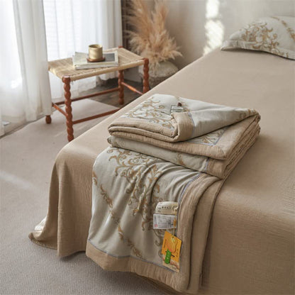 Ownkoti Cotton Gauze Jacquard Ornate Traditional Bedding - image 27