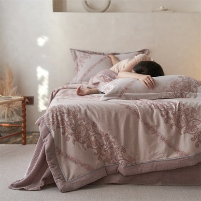 Ownkoti Cotton Gauze Jacquard Ornate Traditional Bedding - image 9