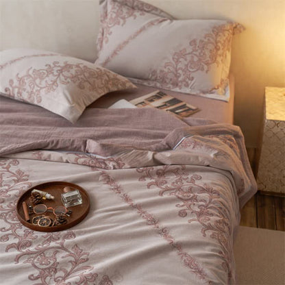 Ownkoti Cotton Gauze Jacquard Ornate Traditional Bedding - image 4