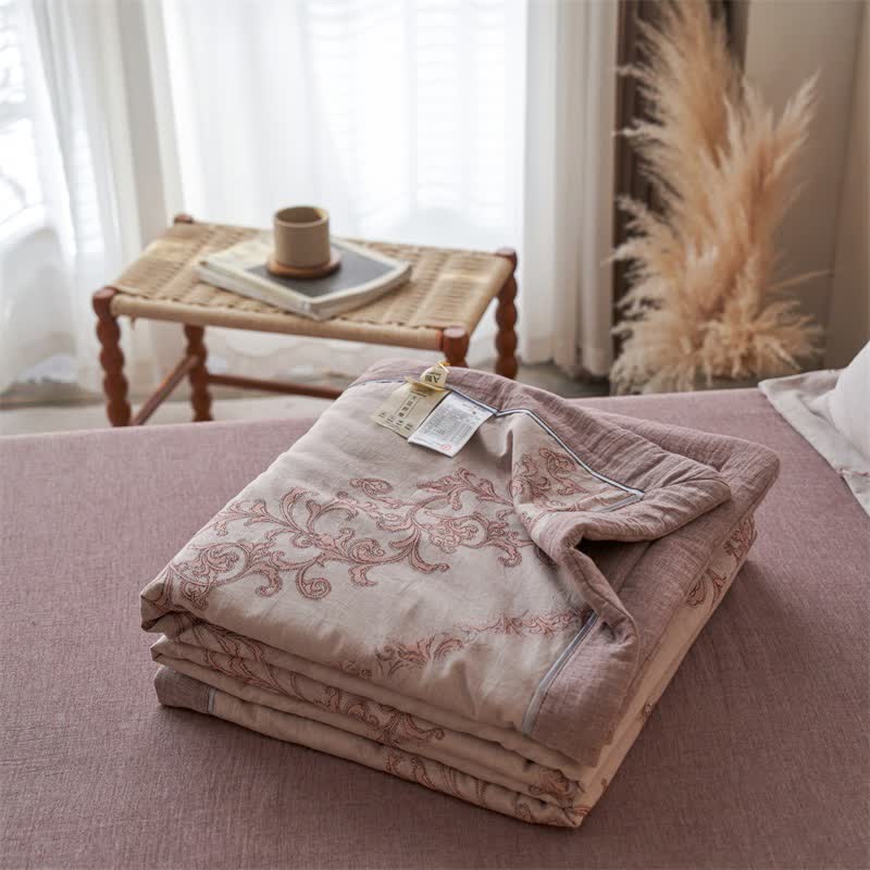 Ownkoti Cotton Gauze Jacquard Ornate Traditional Bedding - image 12