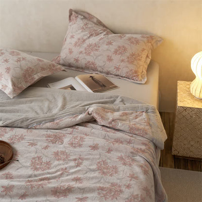 Ownkoti Cotton Gauze Jacquard Elegant Leaf Bedding - image 14
