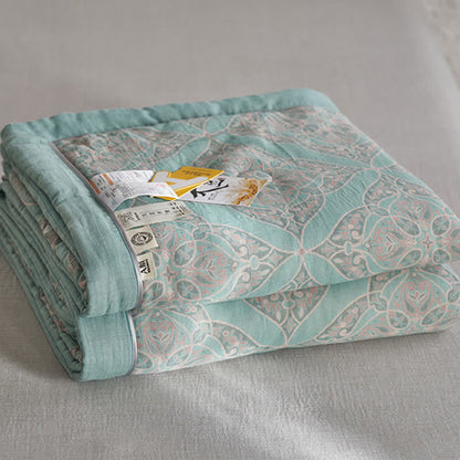 Ownkoti Cotton Gauze Jacquard Vintage Pattern Bedding - image 5