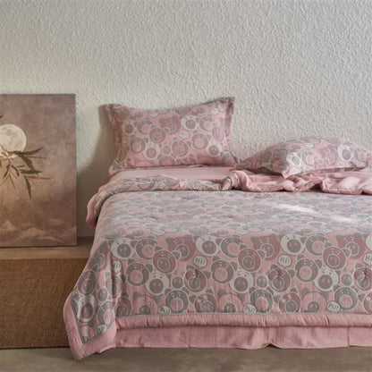 Ownkoti Cotton Gauze Jacquard Cute Pig Bedding - image 2