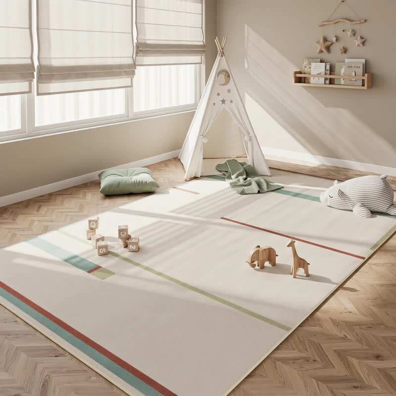 Ownkoti Minimalist Linear Kids Area Rug - image 4
