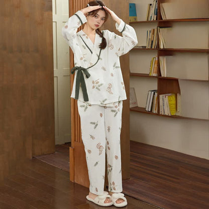 Ownkoti Woodland Squirrel & Acorn Loungewear Set - image 4