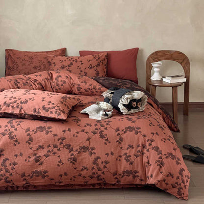 Ownkoti Vintage Ginkgo Leaf Pure Cotton Bedding(4PCS) - image 11