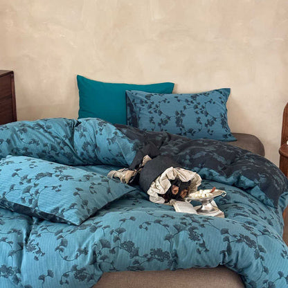 Ownkoti Vintage Ginkgo Leaf Pure Cotton Bedding(4PCS) - image 2