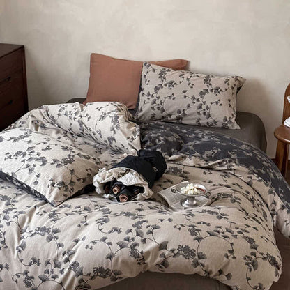 Ownkoti Vintage Ginkgo Leaf Pure Cotton Bedding(4PCS) - image 6