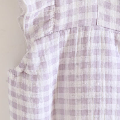 Ownkoti Ruffle Sleeve Gingham Cotton Pajama Set - image 11