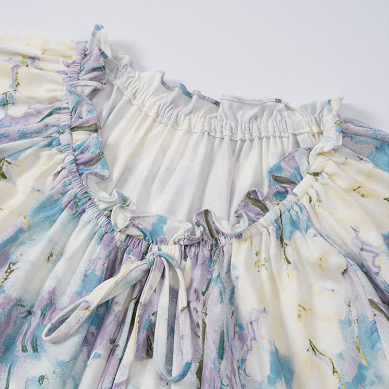 Ownkoti Watercolor Floral Cotton Pajama Set - image 7
