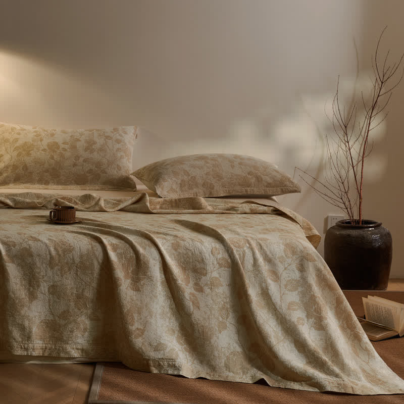Ownkoti Artistic Vintage Rose Cotton Gauze Quilt - image 1